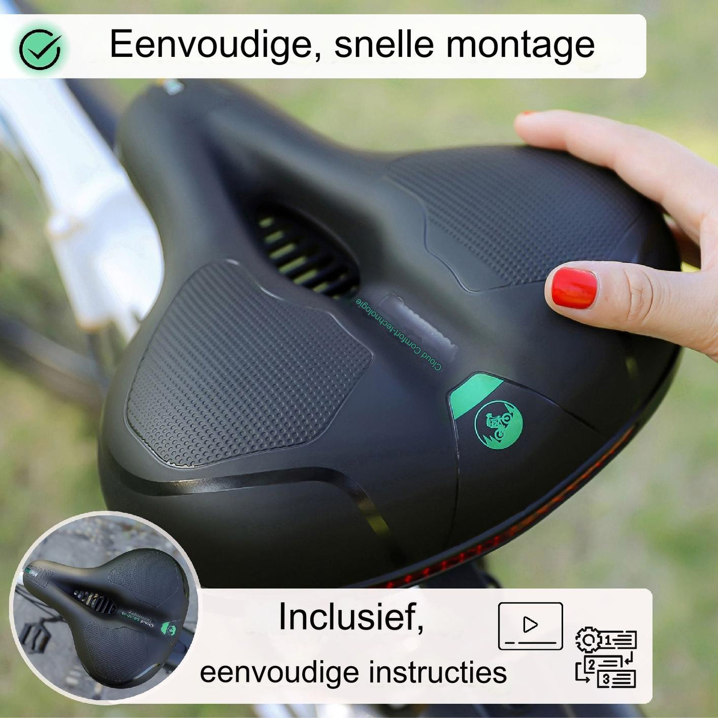 CloudComfort Max - Pain-free cycling at last
