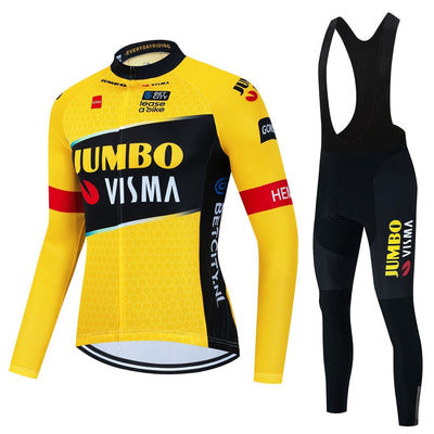 Jumbo Visma - Long Sleeved Pro Cycling Kit