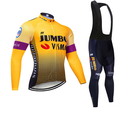 Jumbo - Long Sleeved Pro Cycling Kit