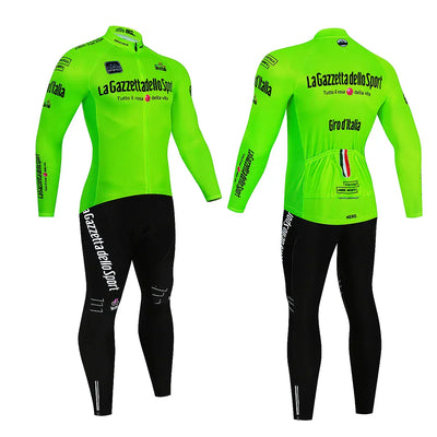 Giro d'Italia - Long Sleeved Pro Cycling Kit