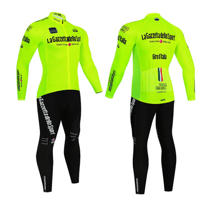Giro d'Italia - Long Sleeved Pro Cycling Kit