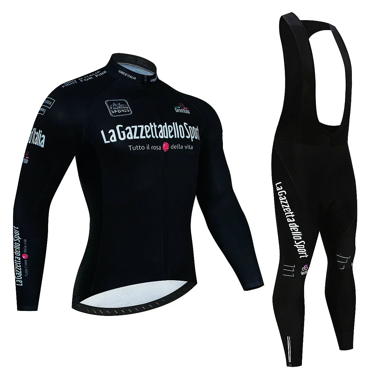 Giro d'Italia - Long Sleeved Pro Cycling Kit