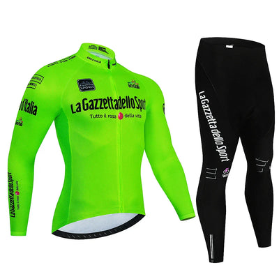 Giro d'Italia - Long Sleeved Pro Cycling Kit