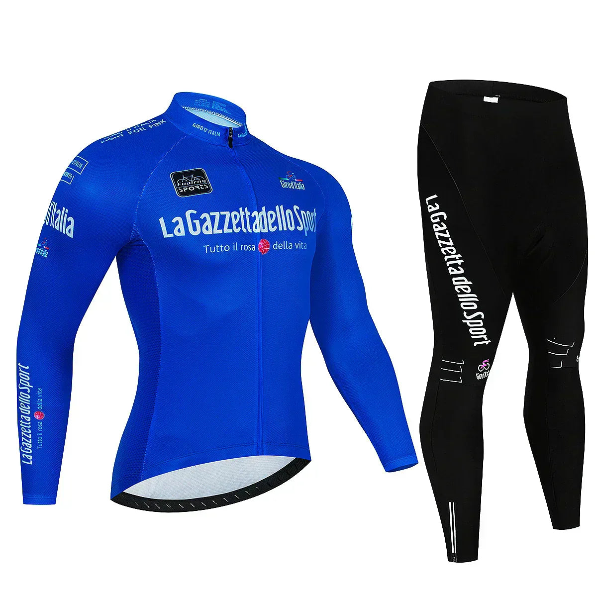 Giro d'Italia - Long Sleeved Pro Cycling Kit