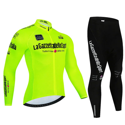 Giro d'Italia - Long Sleeved Pro Cycling Kit