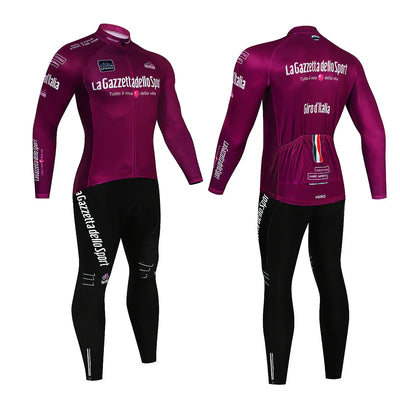 Giro d'Italia - Long Sleeved Pro Cycling Kit