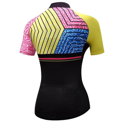 Floral Pattern Cycling Shirt