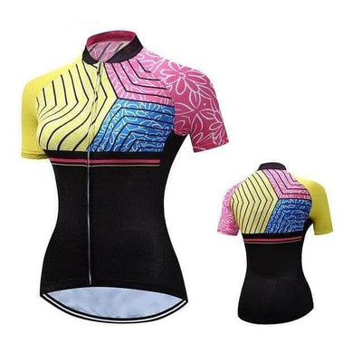 Floral Pattern Cycling Shirt